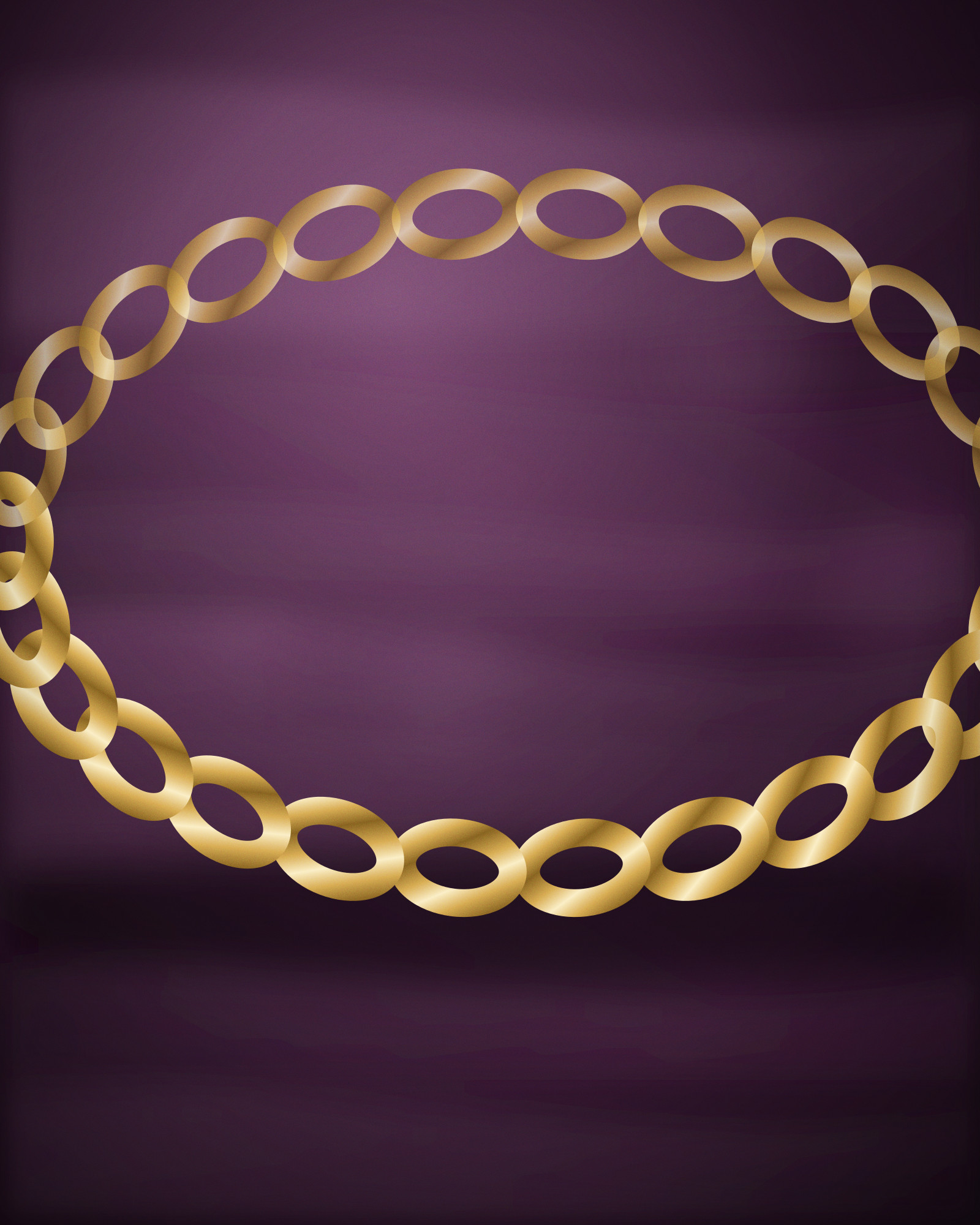 Cuff Bracelet, in 18k Yellow Gold — detail view (illustration)