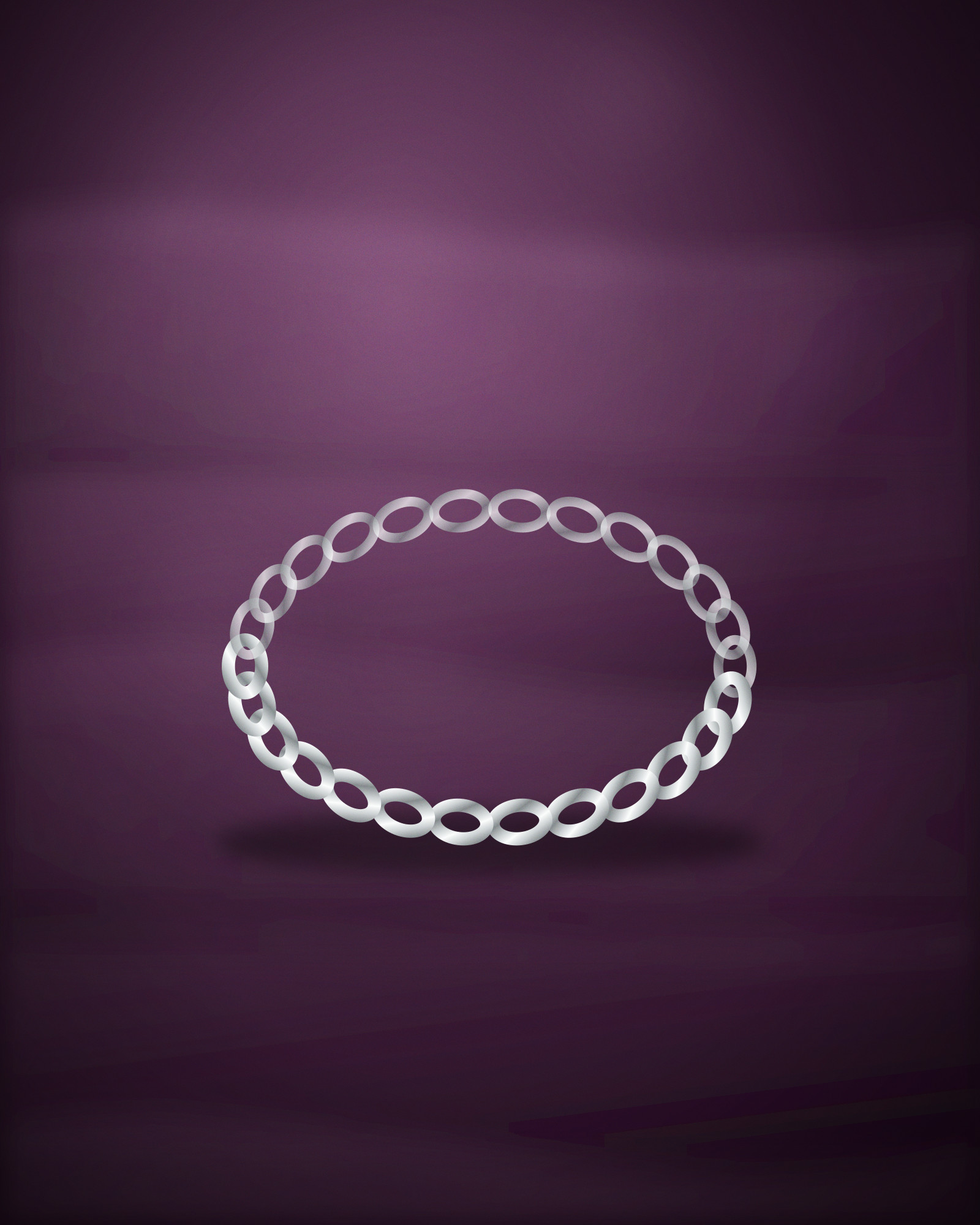 Curb Chain Bracelet, in Sterling Silver