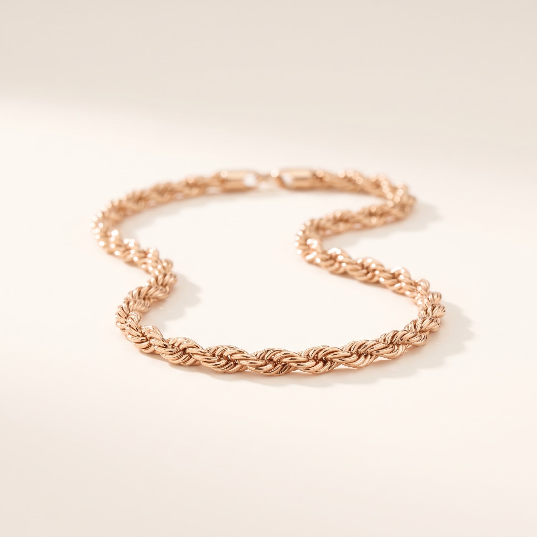 Rope Bracelet, in 18k Rose Gold